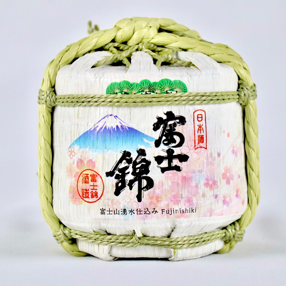 富士錦 豆樽 富士と桜 300ml