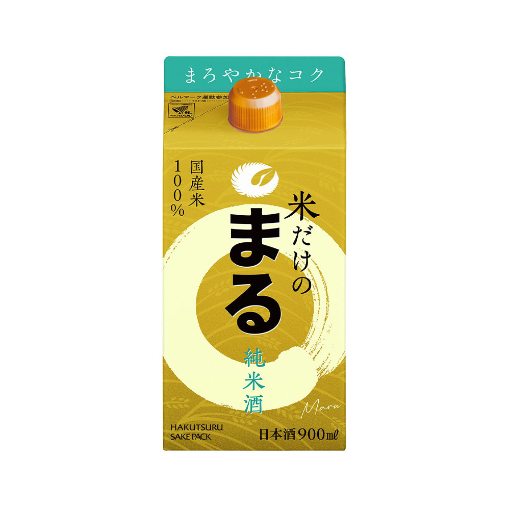 白鶴 サケパック米だけのまる純米酒 900ml