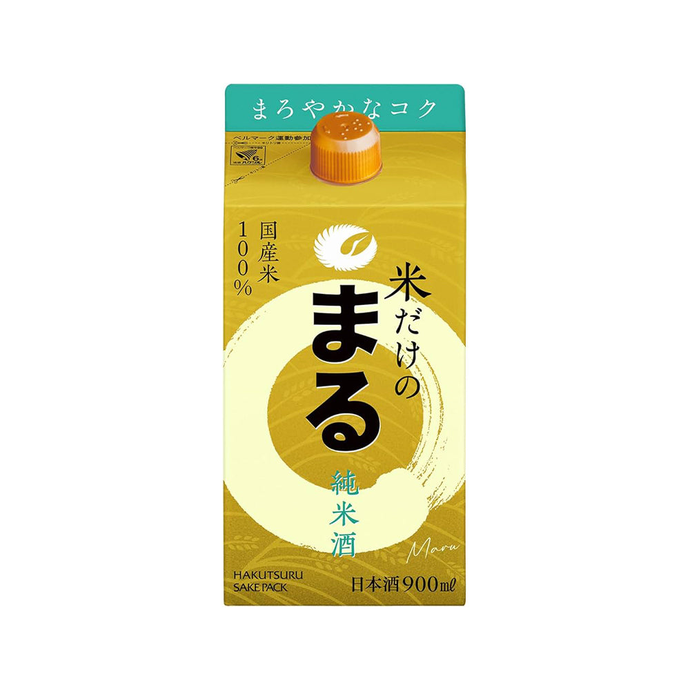 白鶴 サケパック米だけのまる純米酒 900ml