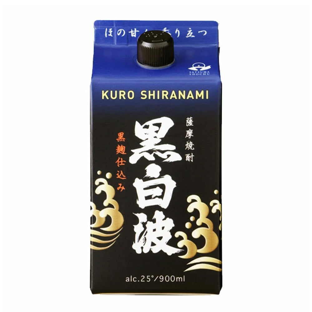 黒白波 スリムパック 900ml 25度