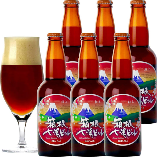 極上箱根七湯ビール レッドエール 330ml 5％【6本入】