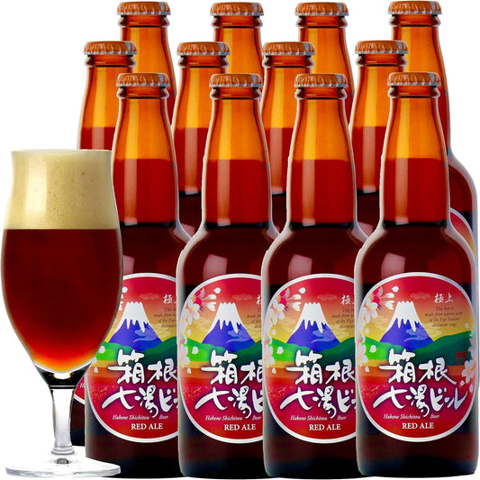 極上箱根七湯ビール レッドエール 330ml 5％【12本入】