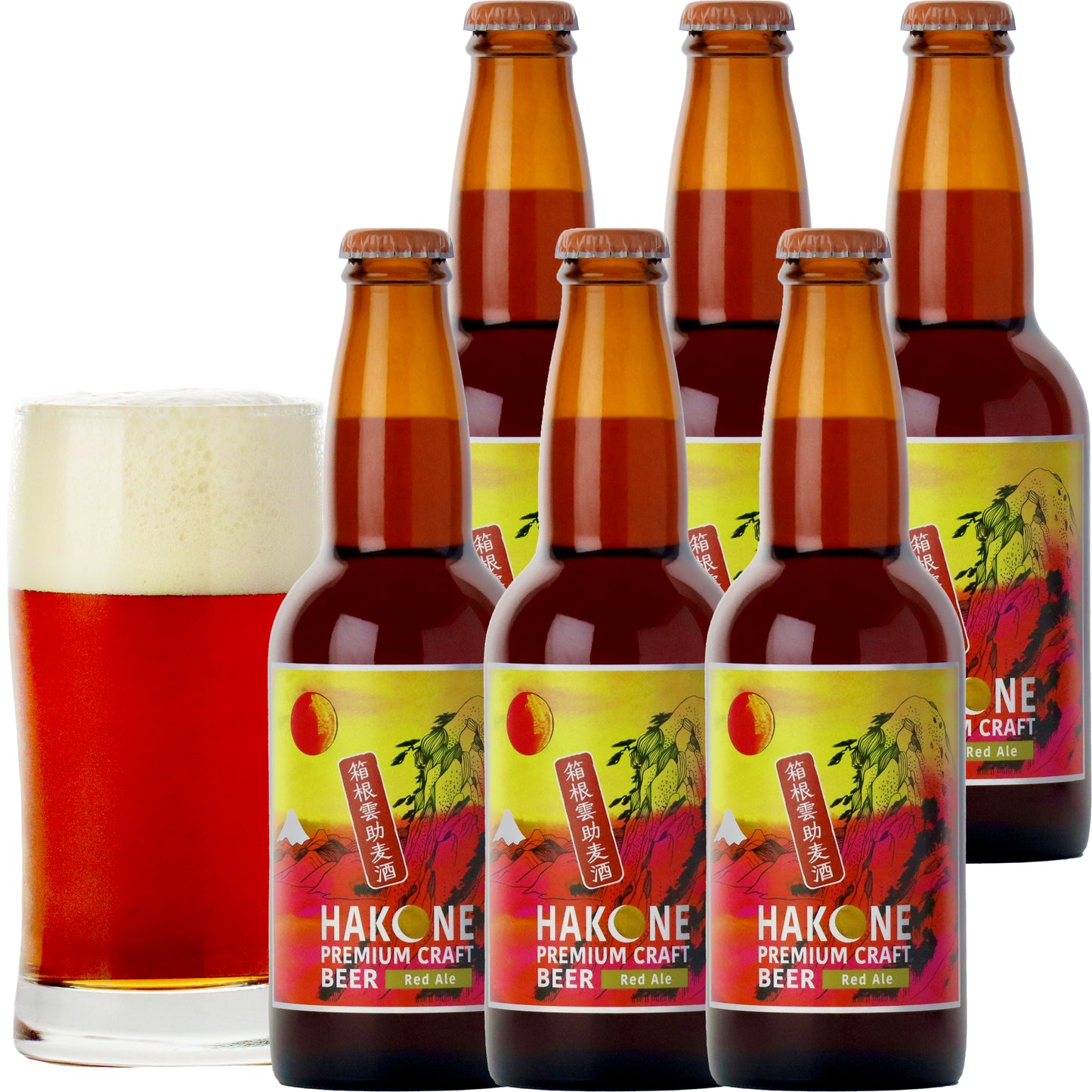 【6本入】箱根雲助麦酒　レッドエール　330ml