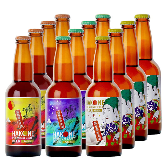 箱根雲助麦酒　 3種アソート 330ml【計12本】