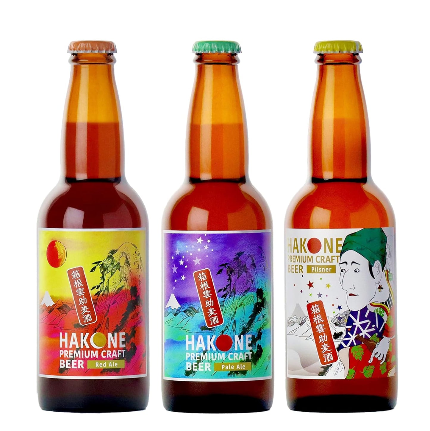 箱根雲助麦酒　 3種アソート 330ml【計3本】