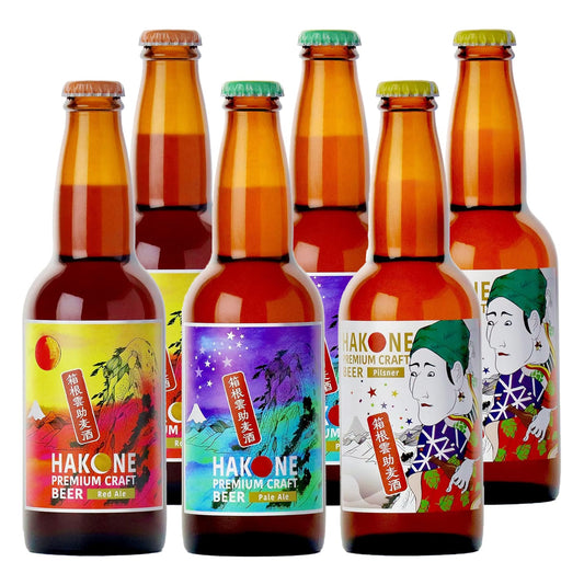 箱根雲助麦酒　 3種アソート 330ml【計6本】