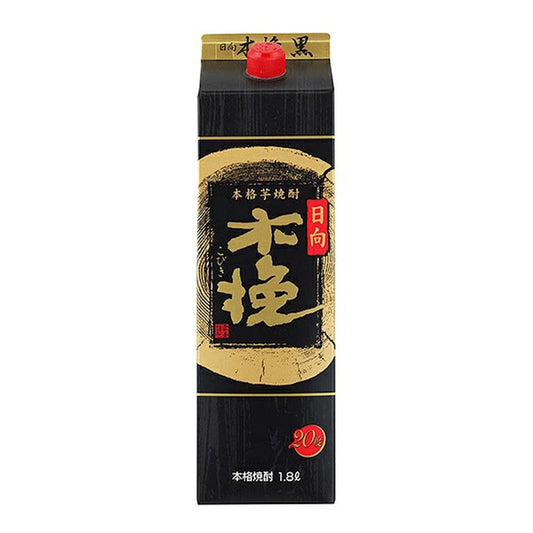 日向木挽(芋)黒ラベル　1.8L　20度　紙パック