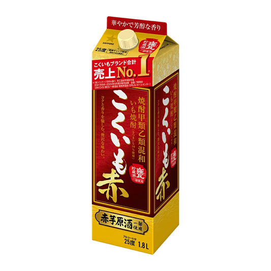 サッポロ　こくいも赤　1.8L　25度