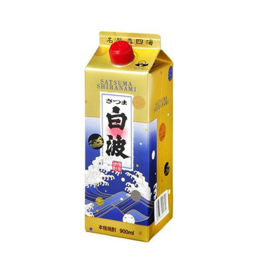 さつま白波　スリムパック　900ml　25度
