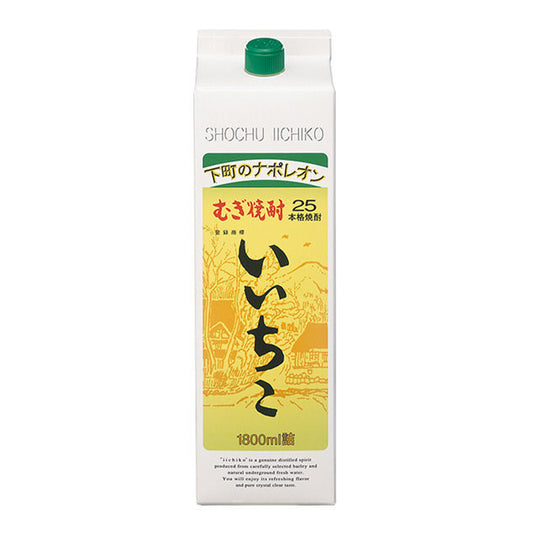 いいちこ（麦）　1.8L　25度　紙パック