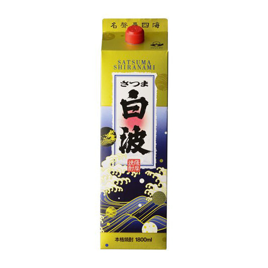 さつま白波（芋）　1.8L　25度　紙パック