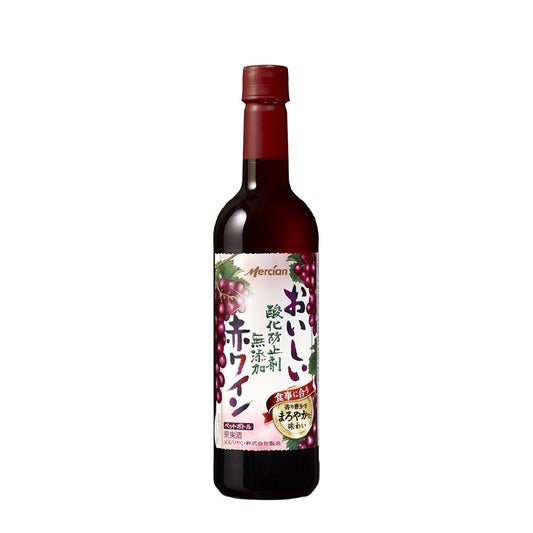 メルシャン　おいしい酸化防止剤無添加　赤Ｐ　720ml