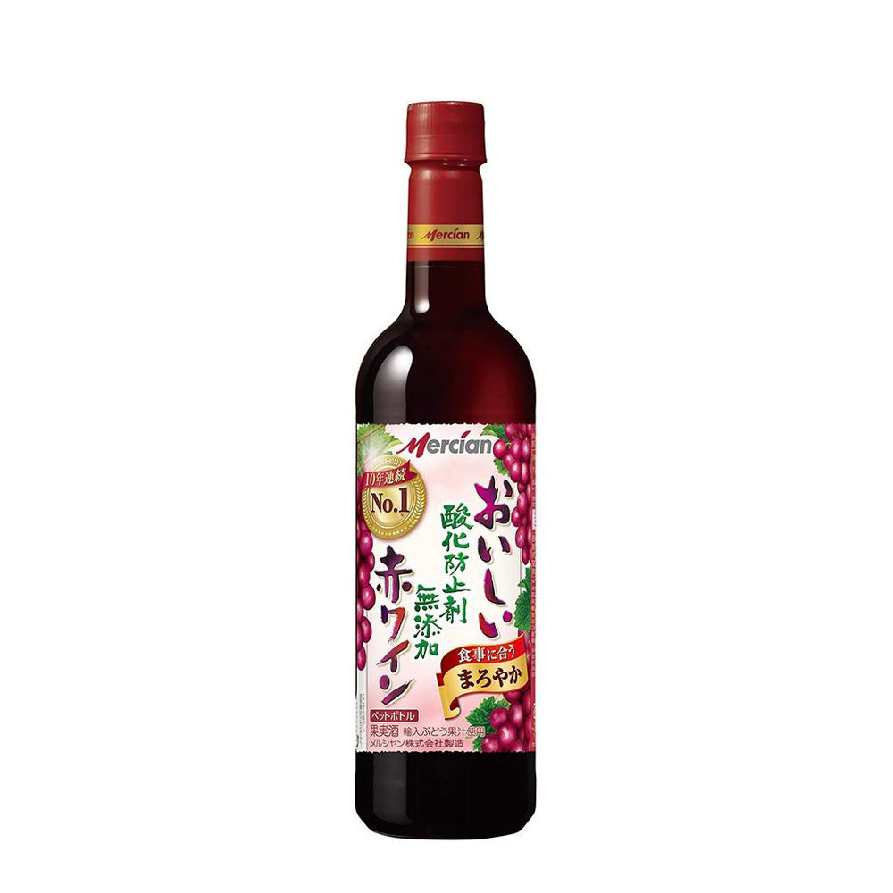 メルシャン　おいしい酸化防止剤無添加　赤Ｐ　720ml