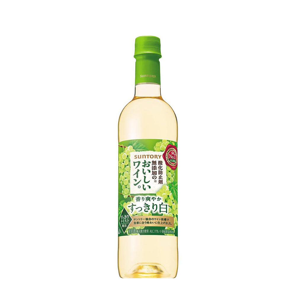 サントリー　無添加のおいしいワイン。白　720ml